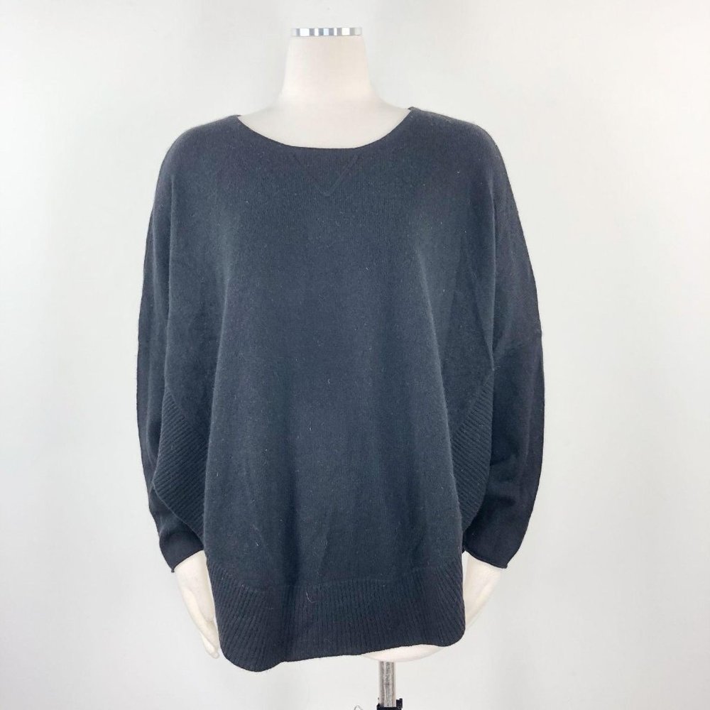Variazioni M/L Sweater Black Cashmere Poncho Style